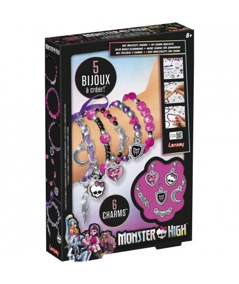 Jeu de création bijoux - LANSAY - 20531 - Monster High - Mes Bracelets Charms