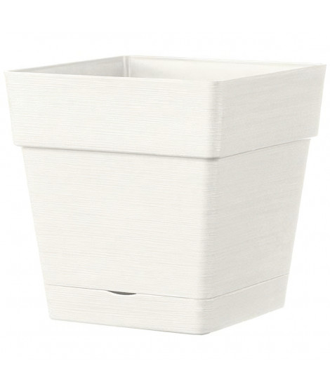 Pot de fleur - DEROMA - Quadro Save R - 31L - 35cm - Blanc