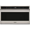 Micro-ondes encastrable - WHIRLPOOL W6MN840 - Gris et noir - 22 L -  750 W - Gril 700 W - Inox anti-traces