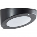 Applique extérieure avec détecteur - BRILLIANT - BARDUM - LED et solaire - Plastique - 4 W - Noir