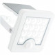 Applique extérieure - BRILLIANT - LUTON - LED et solaire - Détecteur de mouvement - Plastique et métal - 4 W - Blanc