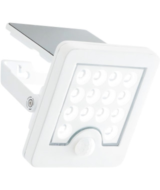 Applique extérieure - BRILLIANT - LUTON - LED et solaire - Détecteur de mouvement - Plastique et métal - 4 W - Blanc