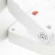 Applique extérieure - BRILLIANT - LUTON - LED et solaire - Détecteur de mouvement - Plastique et métal - 4 W - Blanc