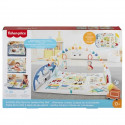 Fisher-Price Tapis d'éveil Évolutif Extra-large, Musique, Lumieres et Jouets Amovibles, des la Naissance, GRV42