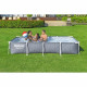 Piscine hors sol tubulaire BESTWAY - Steel Pro - 366 x 201 x 66 cm - Rectangulaire - décor graphique