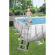 Kit Piscine hors sol tubulaire BESTWAY Power Steel- 732 x 366 x H 132 cm - Rectangulaire (Inclus pompe, échelle, diffuseur, …