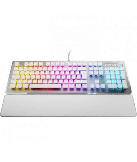 Clavier gamer - Mécanique - ROCCAT - Vulcan II (Linéaire) - Blanc - AZERTY