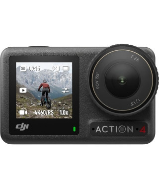 Caméra sport - DJI - Osmo Action 4 - 4K/120 ips - Stabilisation RockSteady 3.0 - Étanche jusqu'a 18 m