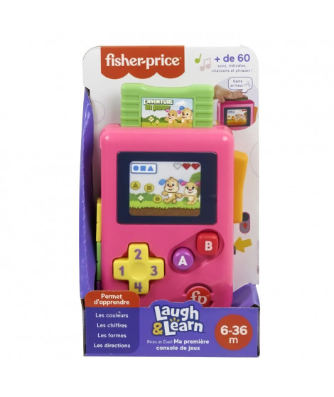 PREMIERE CONSOLE DE JEU ROSE - FISHER-PRICE - HXY12