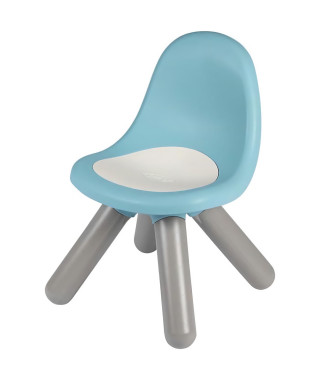 Smoby - Chaise enfant Bleue- Extérieur et Intérieur - H27cm - Fabrication française