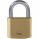 Lot de 4 Cadenas laiton - YALE - Y110B/40/122/4 - 40 mm - Anse acier - 3 clés - Casier Scolaire Ecole, vestiaire de sport, ar…