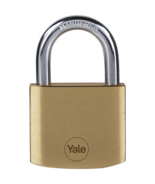 Lot de 4 Cadenas laiton - YALE - Y110B/40/122/4 - 40 mm - Anse acier - 3 clés - Casier Scolaire Ecole, vestiaire de sport, ar…