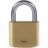 Lot de 4 Cadenas laiton - YALE - Y110B/40/122/4 - 40 mm - Anse acier - 3 clés - Casier Scolaire Ecole, vestiaire de sport, ar…