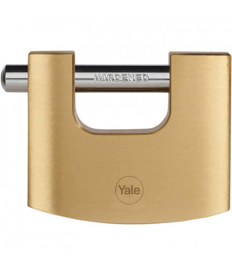 Cadenas de sécurité en laiton YALE Y114B/70/113/1 - anse acier cémenté - 3 clés