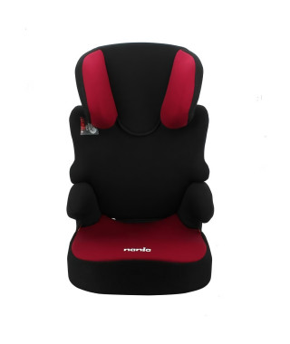 Rehausseur NANIA BEFIX - Isofix - Groupe 2/3 (15-36Kg) - Avec dossier -Tetiere réglable en hauteur -Access rouge -Fabriqué en…