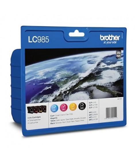 Brother LC985 Cartouches d'encre Multipack Coul...