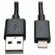 Tripplite Câble USB pour Iphone 6 - 30 cm - Noir