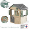 Smoby Life - Maison Jura Lodge - Cabane enfant personnalisable avec accessoires Smoby - Plastique recyclé - Fabriquée en France