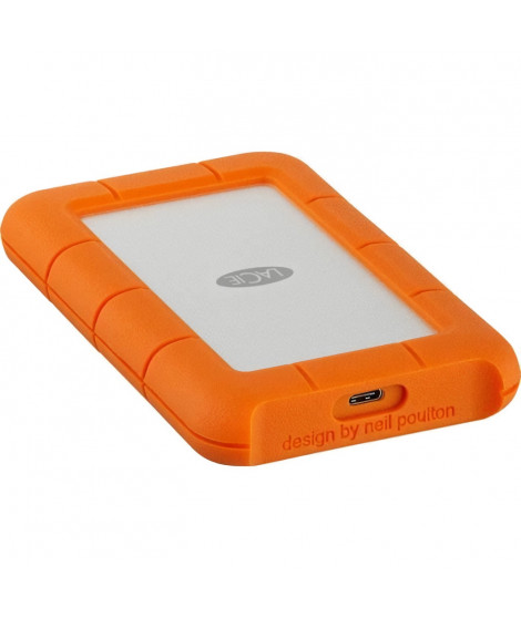 SEAGATE Disque dur Bureau LaCie Rugged STFR2000800 - 2.5 Externe - 2 To - USB Type C
