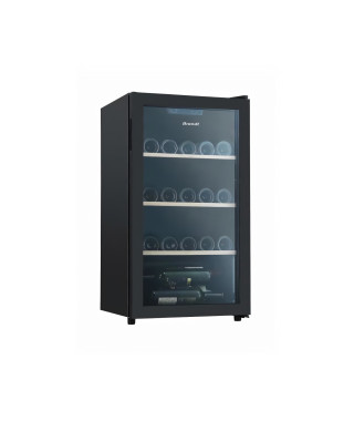 CAVE A VIN BRANDT BFW31FB - 31 BOUTEILLES - POSE LIBRE - 85 LITRES - H87 x l48 x P43 - NOIR