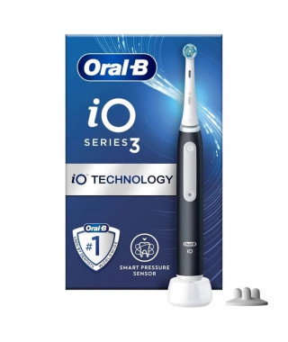 Brosse a dents électrique - ORAL-B - IO3 Matt black - 3D oscillo-rotations/pulsations - A batterie