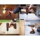 Perceuse-Visseuse sans-fil 18V BLACK+DECKER (Livrée avec 1 batterie 1,5 Ah + chargeur + coffret) - BDCDC18-QW