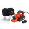 Rabot filaire 750W BLACK+DECKER - Vitesse 12 positions  (Livré en coffret + Guide parallele + Sac collecteur) - KW750K-QS