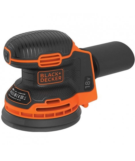 Ponceuse excentrique sans-fil 18V BLACK+DECKER (Livrée sans Batterie ni chargeur) - BDCROS18N-XJ