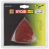 Kit 10 triangles abrasifs pour Multitool 60/80/120 - RYOBI