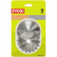 RYOBI Kit 2 lames (1 lame pour bois / métal et 1 lame carrelage) pour scie multi-matériaux R18MMS RAKMMS02K