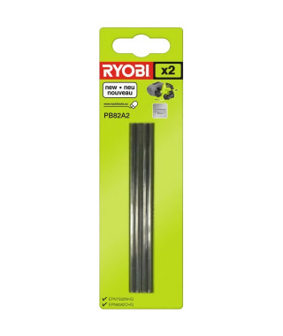 RYOBI Jeu de 2 fers jetables (carbure) largeur 82 mm