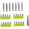 Kit 28 accessoires de vissage RYOBI Avec racks de rangement RAK28MSD