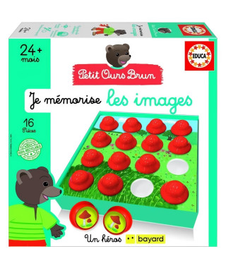 Jeu d'apprentissage - EDUCA - Je Mémorise Les Images - Petit ours brun