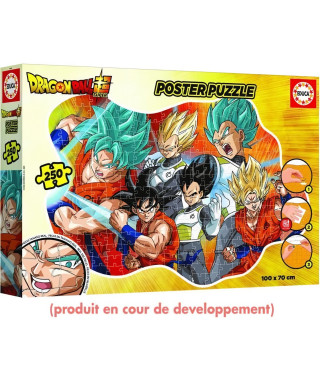 Puzzle - EDUCA - 250 Poster Puzzle Dragon Ball