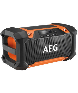 Radio - AEG POWERTOOLS - BRSP18-0 - 18V - Bluetooth - Portée 30m - 30W - AM/FM - Ecran LCD - IP54 - Sans batterie ni chargeur