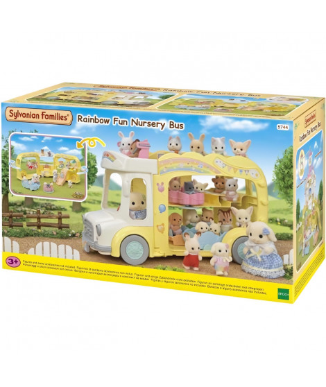 SYLVANIAN FAMILIES 5744 - Le bus et sa cour de récréation