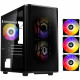 Boitier PC sans alimentation - BITFENIX Nova Mesh SE M-ATX ARGB (Noir) - Mini tour - Format Micro-ATX