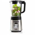 DOMO DO722BL - Blender 6 lames - 1400W - Vitesse variable - Carafe en verre 1,75L - Boutons a éclairage LED - Boitier inox