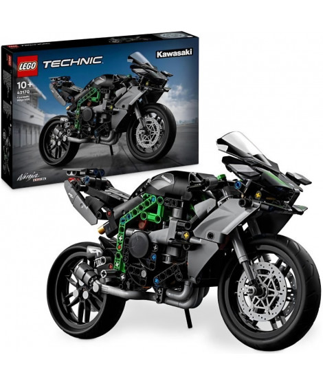 LEGO Technic 42170 La Moto Kawasaki Ninja H2R, Idée Cadeau pour Enfants, Jouet Créatif