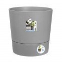 ELHO - Pot de fleurs -  Greensense Aqua Care Rond 43 - Ciment Clair - Intérieur/extérieur - Ø 43 x H 42.5 cm