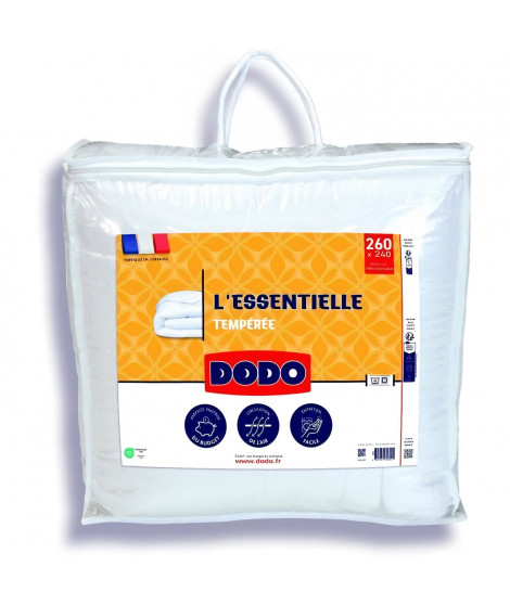 Couette Tempérée - DODO - L'ESSENTIELLE - 240/260 - 100% Polyester