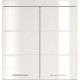 Meuble haut de salle de bain AMANDA - 2 portes - L73 x P23 x H77 cm - Blanc - TRENDTEAM