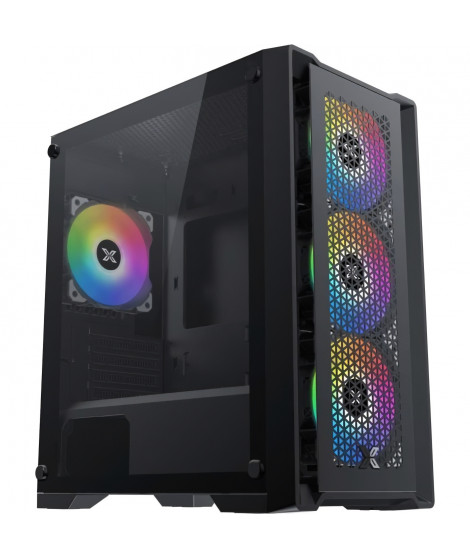 Boitier PC sans alimentation - XIGMATEK Lux M (noir) - Mini tour - Format Micro-ATX