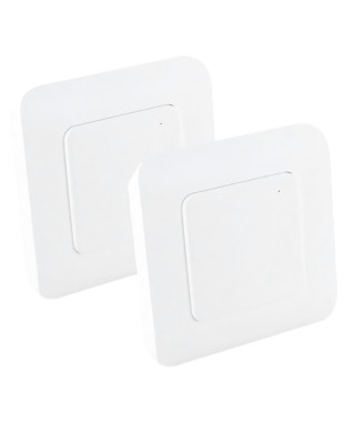 Interrupteur Dio connected home - 54617 - Kit de 2 interrupteurs sans Fil Simple DIO 1.0