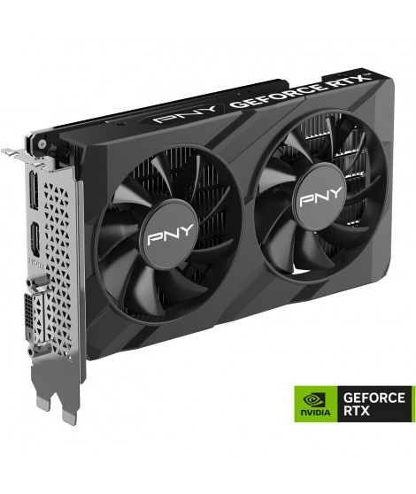 PNY - Carte graphique - GEFORCE RTX 3050 6GB VERTO Dual Fan Edition