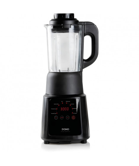 Blender Multi fonctions - DOMO - DO726BL - 900 W - 1,2 L - 8 programmes - Affichage LED - Noir