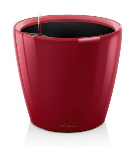 Pot de fleur LECHUZA Classico Premium LS 50  - kit complet, rouge scarlet brillant