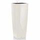 LECHUZA Jardiniere Cubico Alto 40 ALL-IN-ONE Blanc brillant 18230