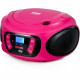 Lecteur radio cd portable BIGBEN INTERACTIVE usb bt rose