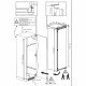 Congélateur armoire intégrable BEKO BFNA247E40SN - 220L - Blanc